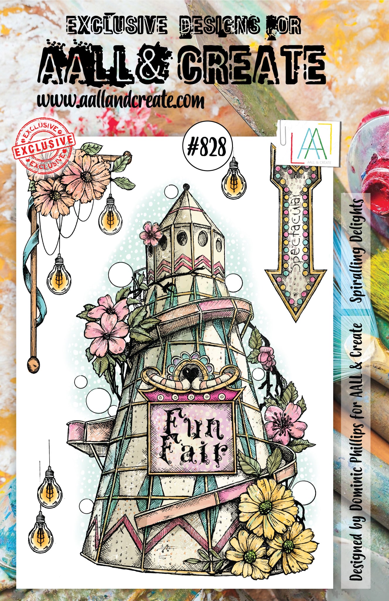 AALL and Create Stamp Set - 828 - Spiralling Delights