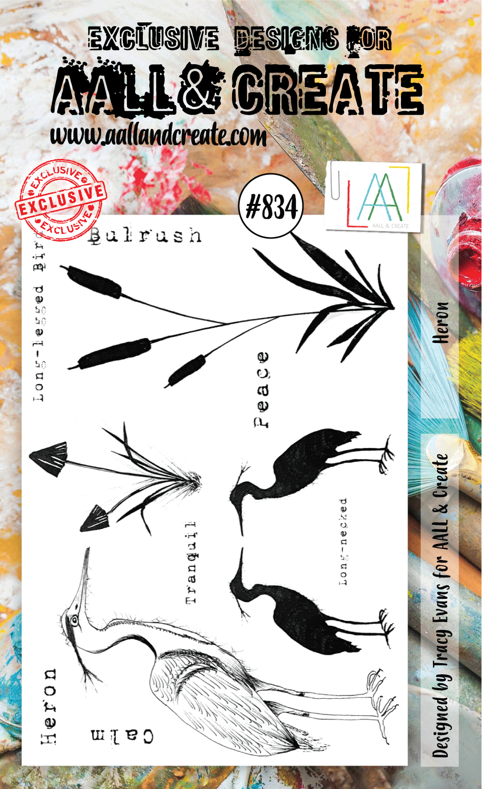 AALL and Create Stamp Set - 834 - Heron