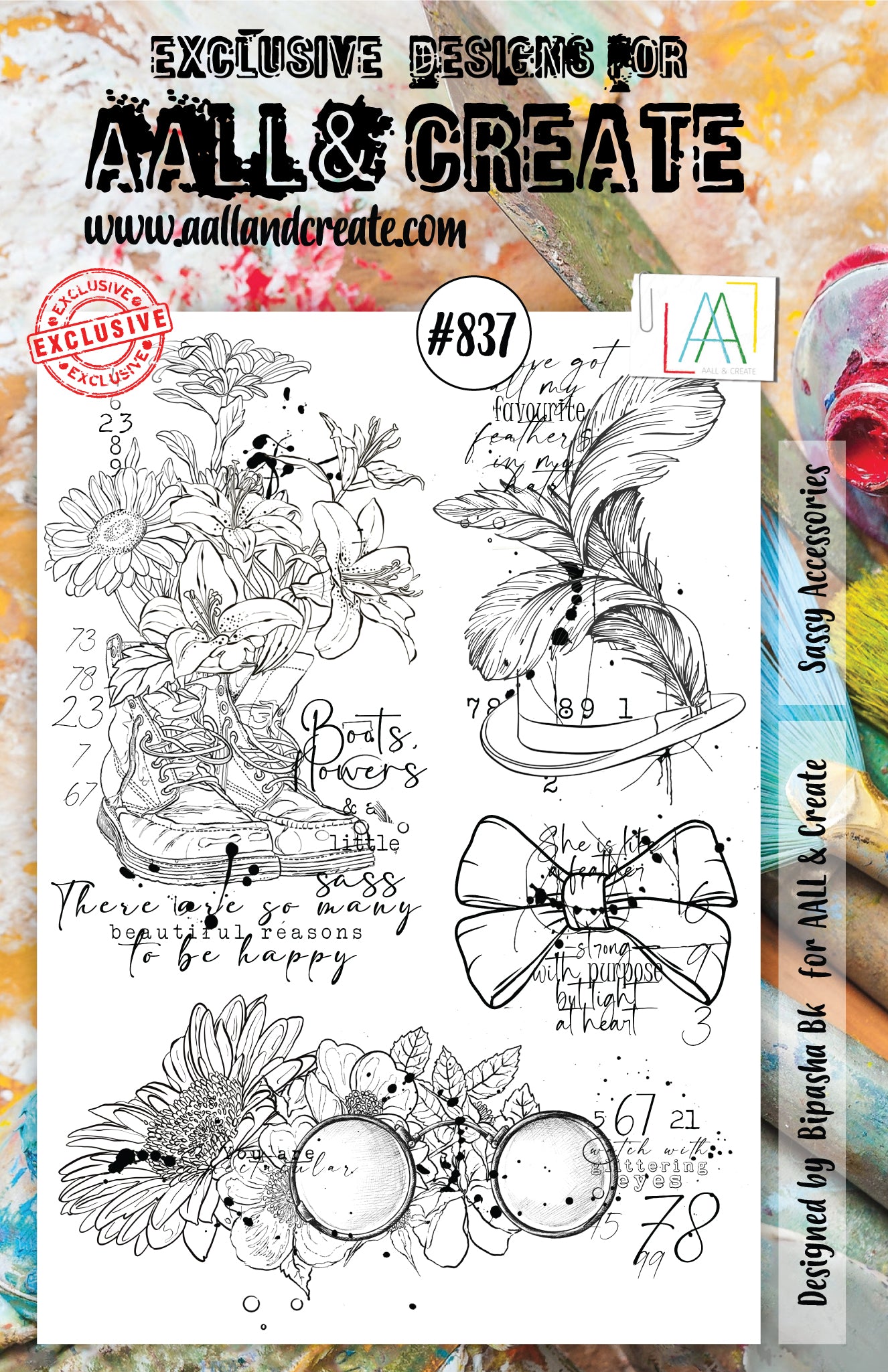 AALL and Create Stamp Set - 837- Sassy Accessories