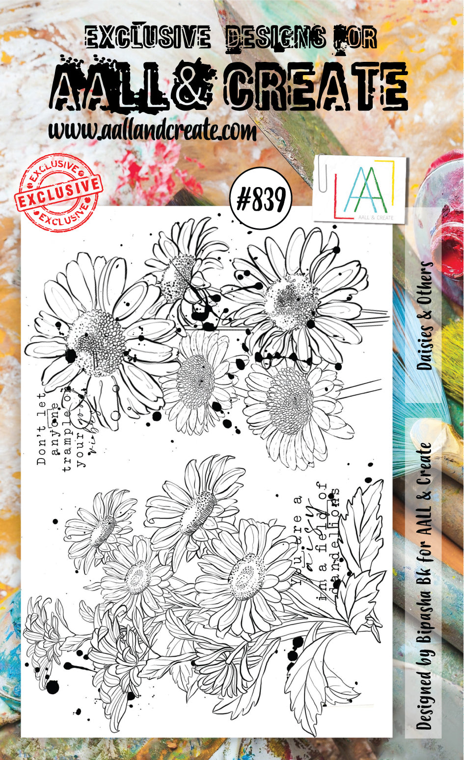 AALL and Create Stamp Set - 839 - Daisies & Others