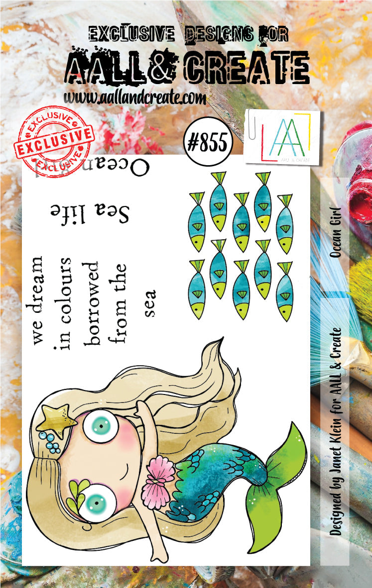 AALL and Create Stamp Set - 855 - Ocean Girl