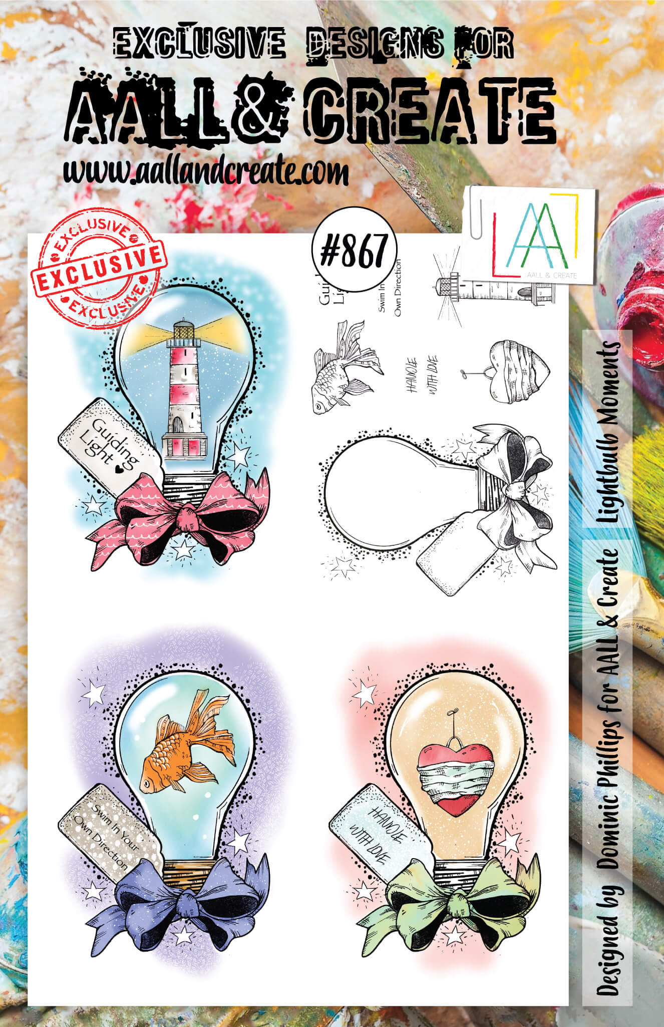 AALL and Create Stamp Set -867 - Lightbulb Moments