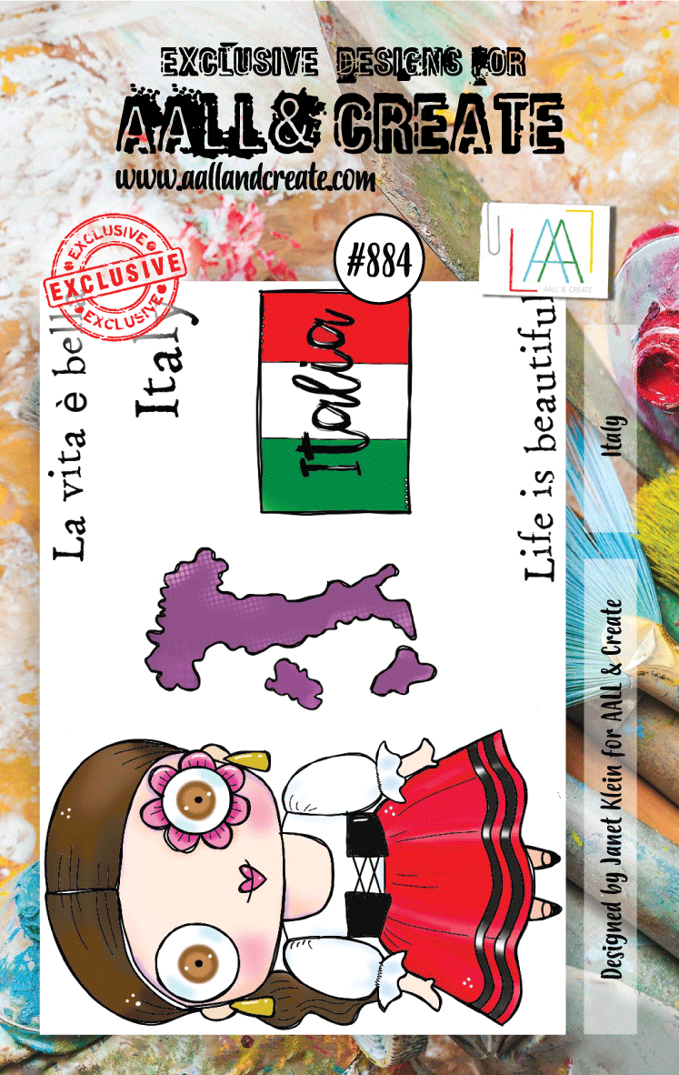 AALL and Create Stamp Set -884 - Italy