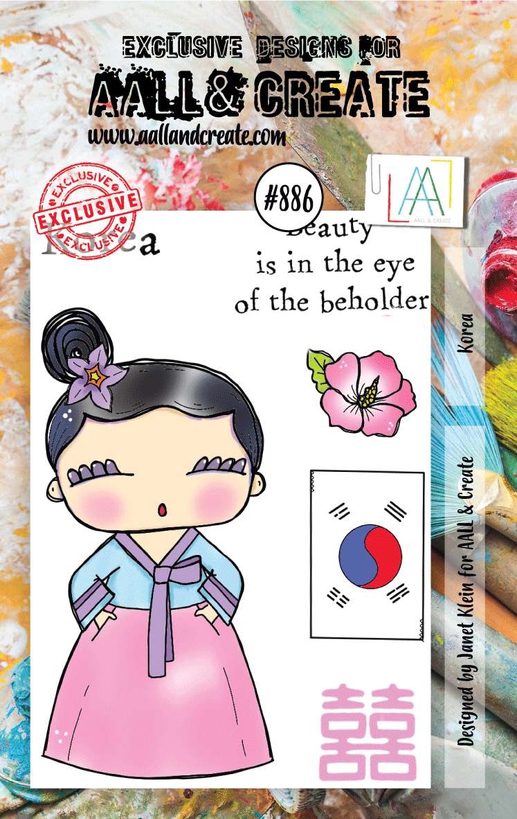 AALL and Create Stamp Set -886 - Korea