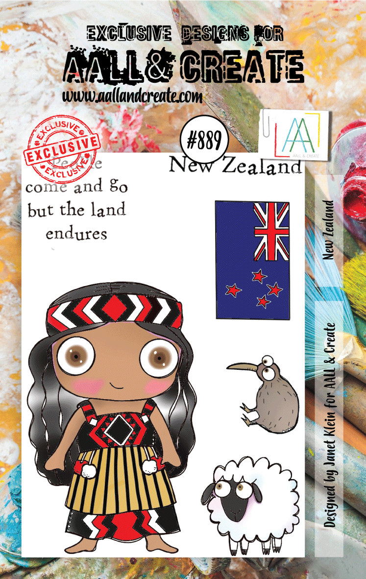 AALL and Create Stamp Set -889 - New Zealand