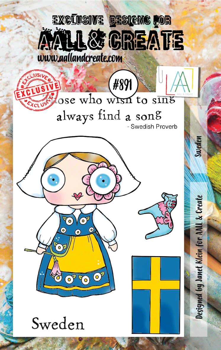 AALL and Create Stamp Set -891 - Sweden