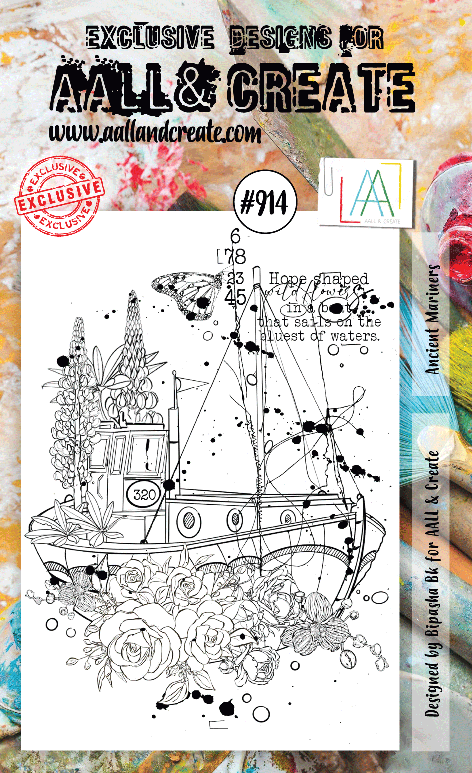 AALL and Create Stamp Set -914 - Ancient Mariners