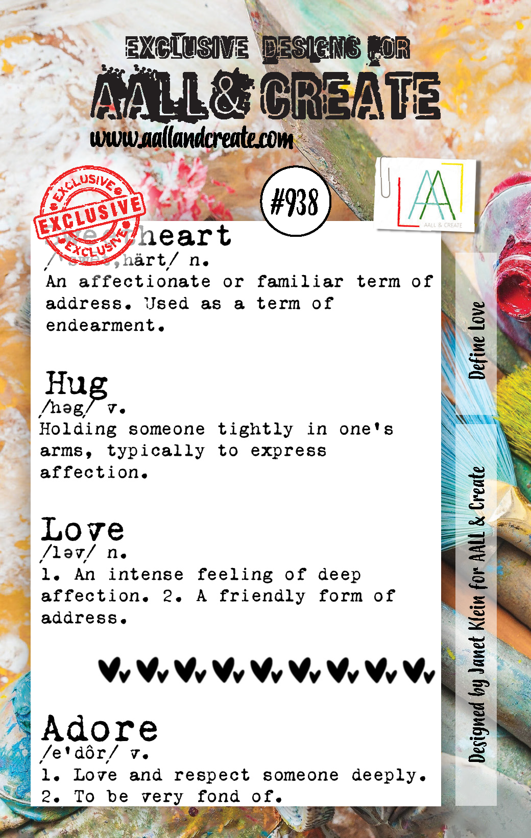 AALL and Create Stamp Set - 938 - Define Love