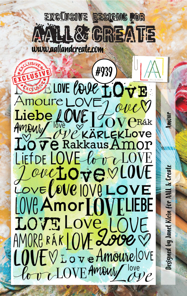 AALL and Create Stamp Set - 939 - Amour