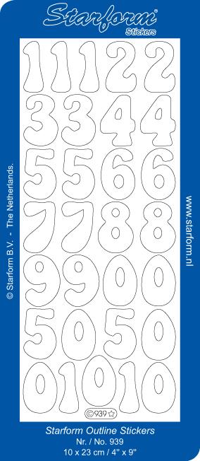 Deco Stickers - Numbers