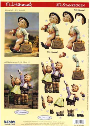 3D Precut Hummel - Boy Traveling