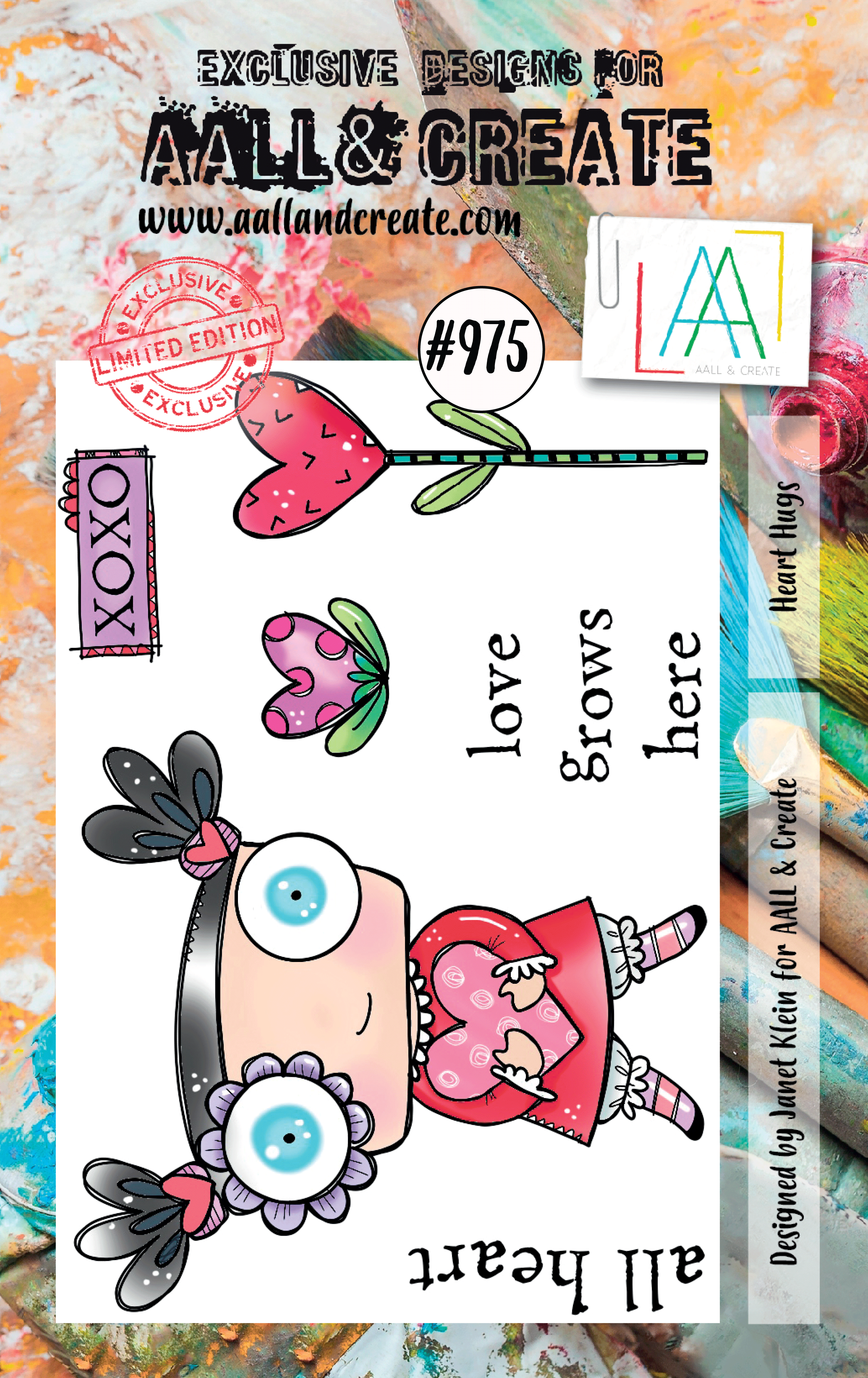 AALL and Create Stamp Set - 975 - Heart Hugs