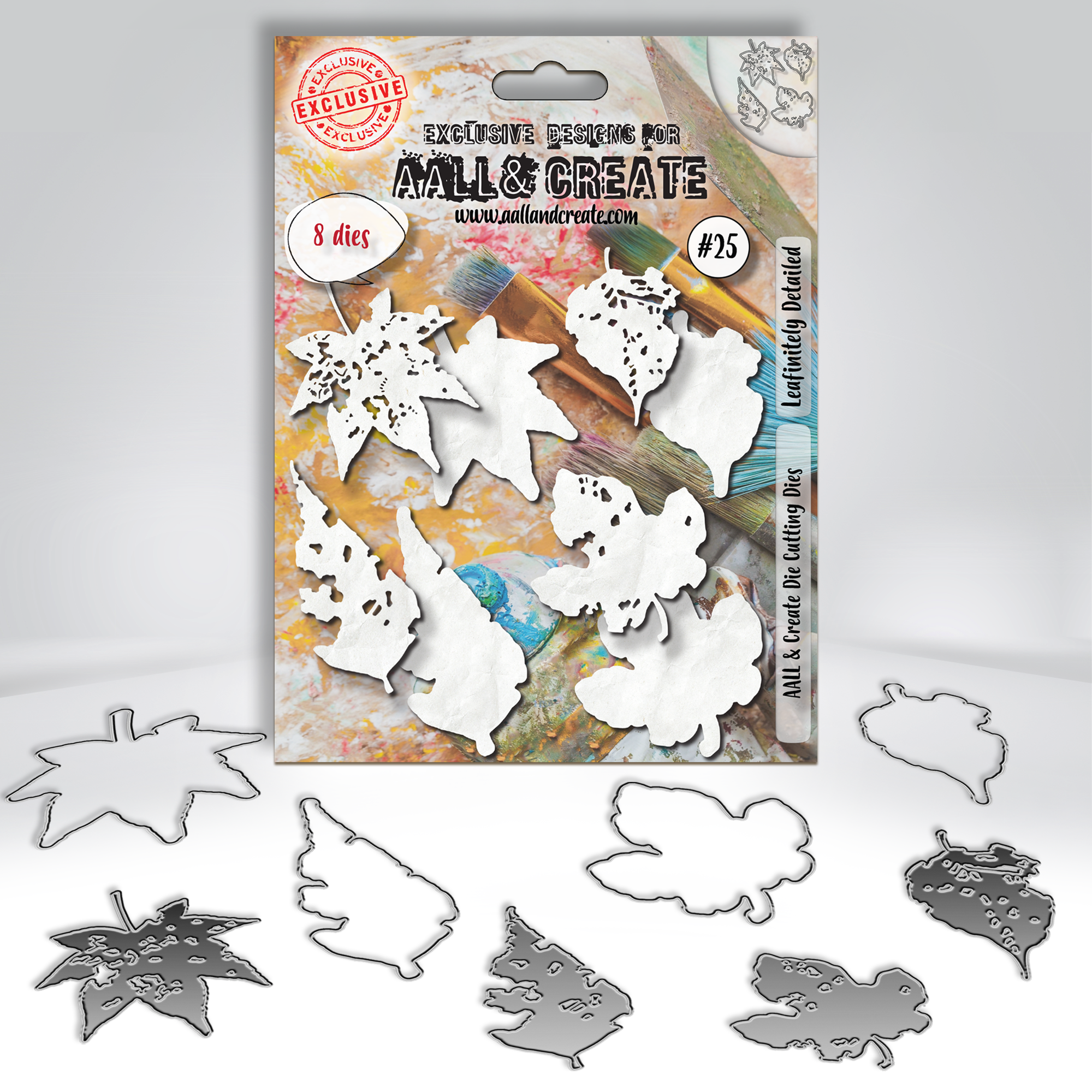 AALL and Create  A6 Die Cutting Die Set - 25 - Leafinitely Detailed