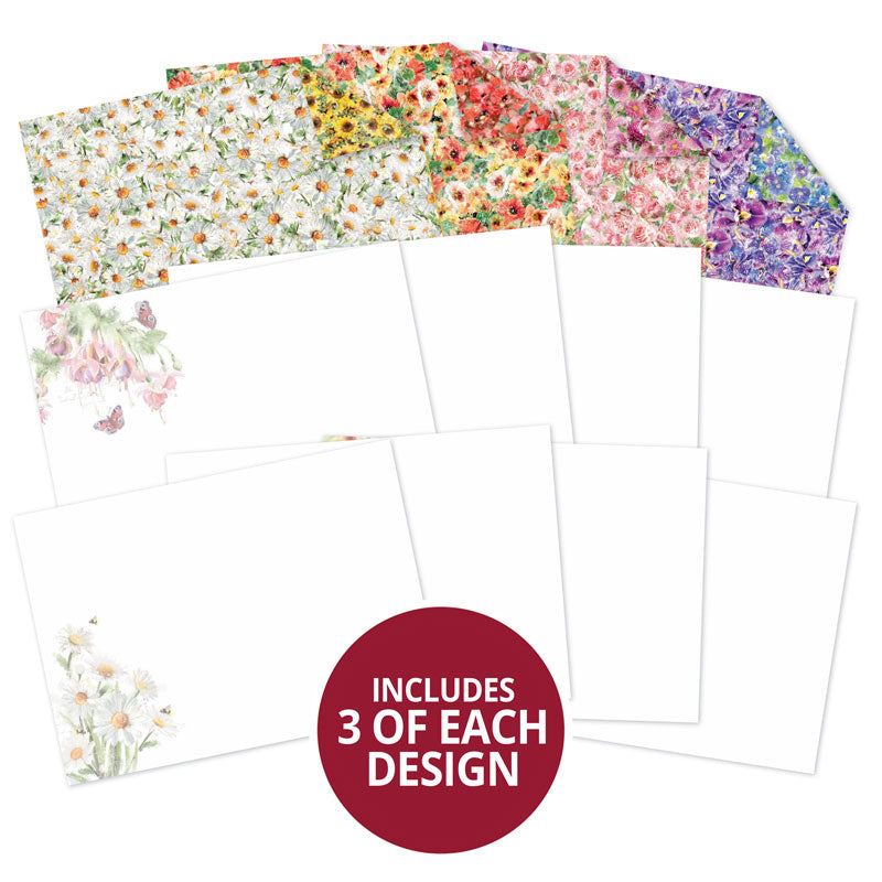 A Rainbow Of Flowers Inserts & Papers