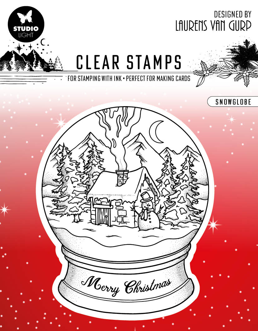 BL Clear Stamp Snowglobe Essentials 120x120x3mm 1 PC nr.296