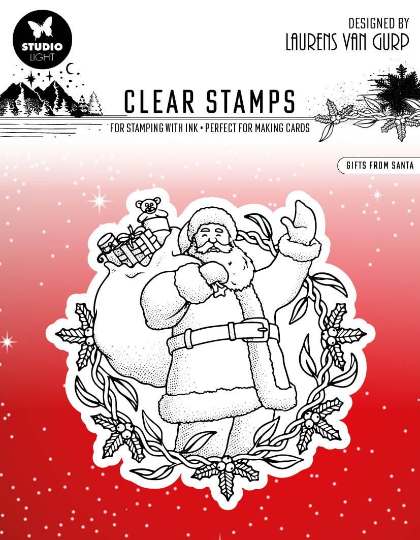 BL Clear Stamp Gifts From Santa Essentials 120x120x3mm 1 PC nr.297