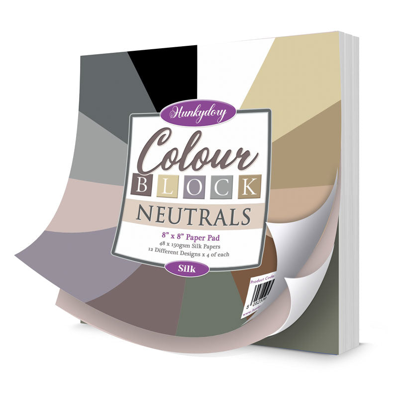 Colour Block Paper Pad - Neutrals - Silks