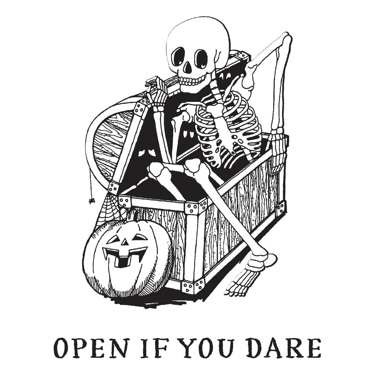 Open if You Dare Press Plates from the Betterpress Halloween Collection