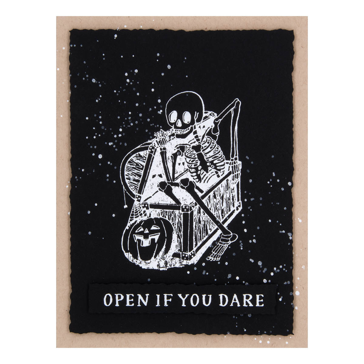 Open if You Dare Press Plates from the Betterpress Halloween Collection