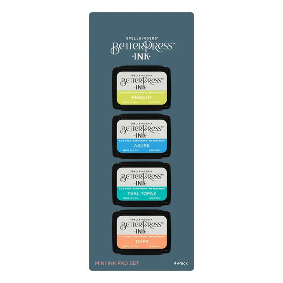 Tropical BetterPress Ink Mini Set - 4 Pack