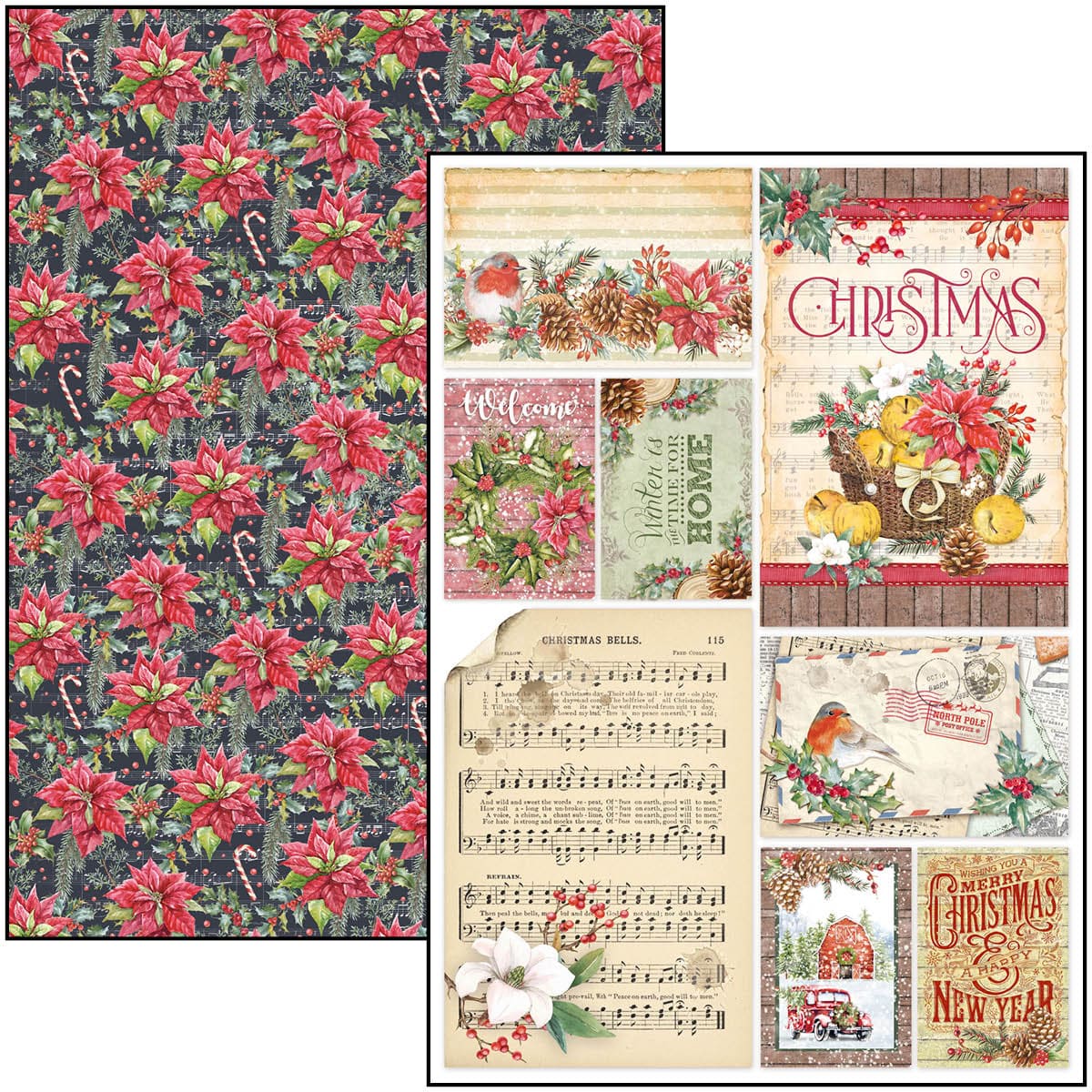 Christmas Vibes Pad A4 9/Pkg