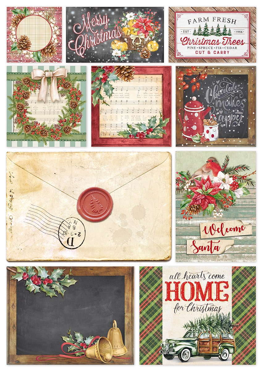 Christmas Vibes Pad A4 9/Pkg