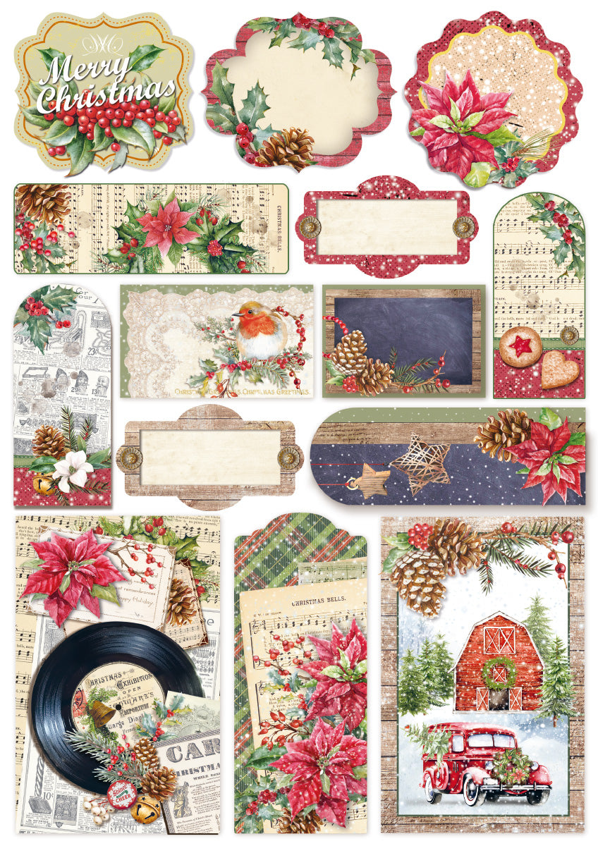 Christmas Vibes Pad A4 9/Pkg