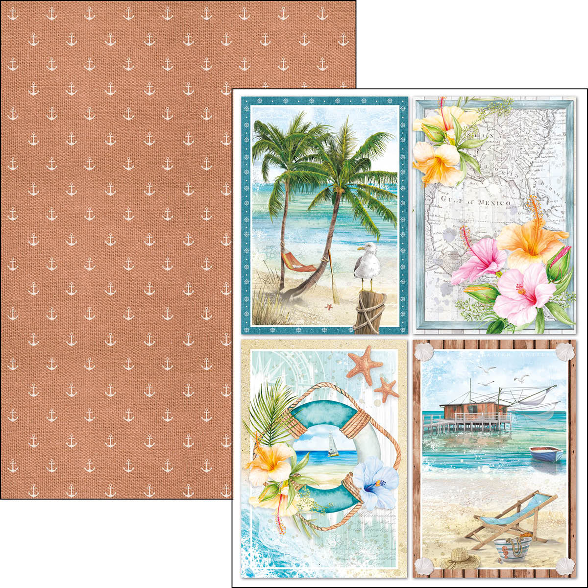 Ciao Bella Summer Breeze Creative Pad A4 9/Pkg