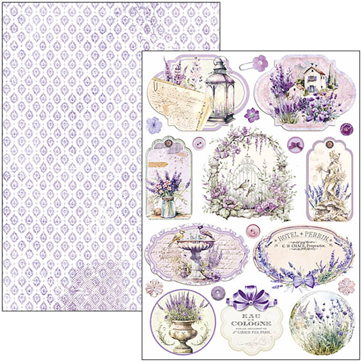 Morning In Provence Creative Pad A4 9/Pkg