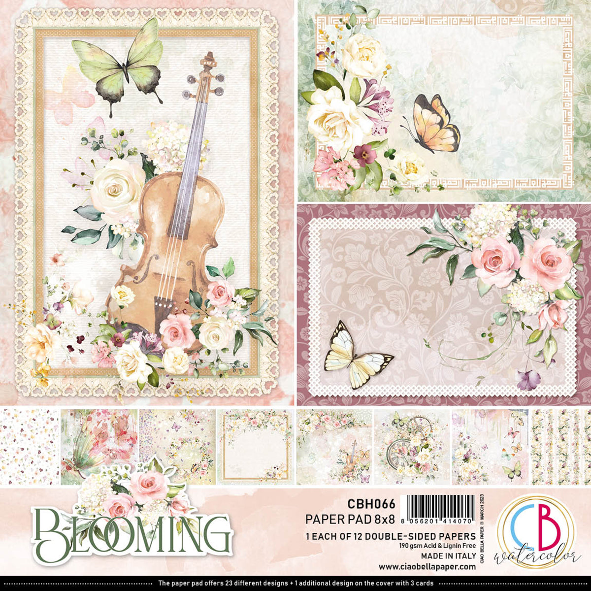 Ciao Bella Blooming 8"x8" 12/Pkg