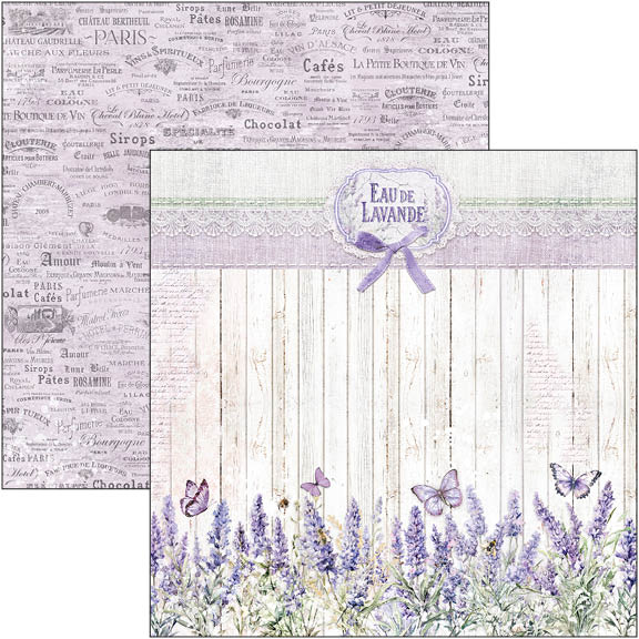 Morning In Provence Paper Pad 8"x8" 12/Pkg