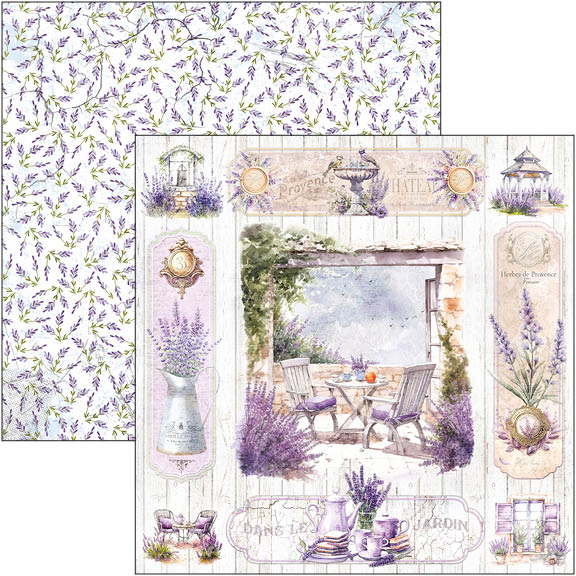 Morning In Provence Paper Pad 12"x12" 12/Pkg