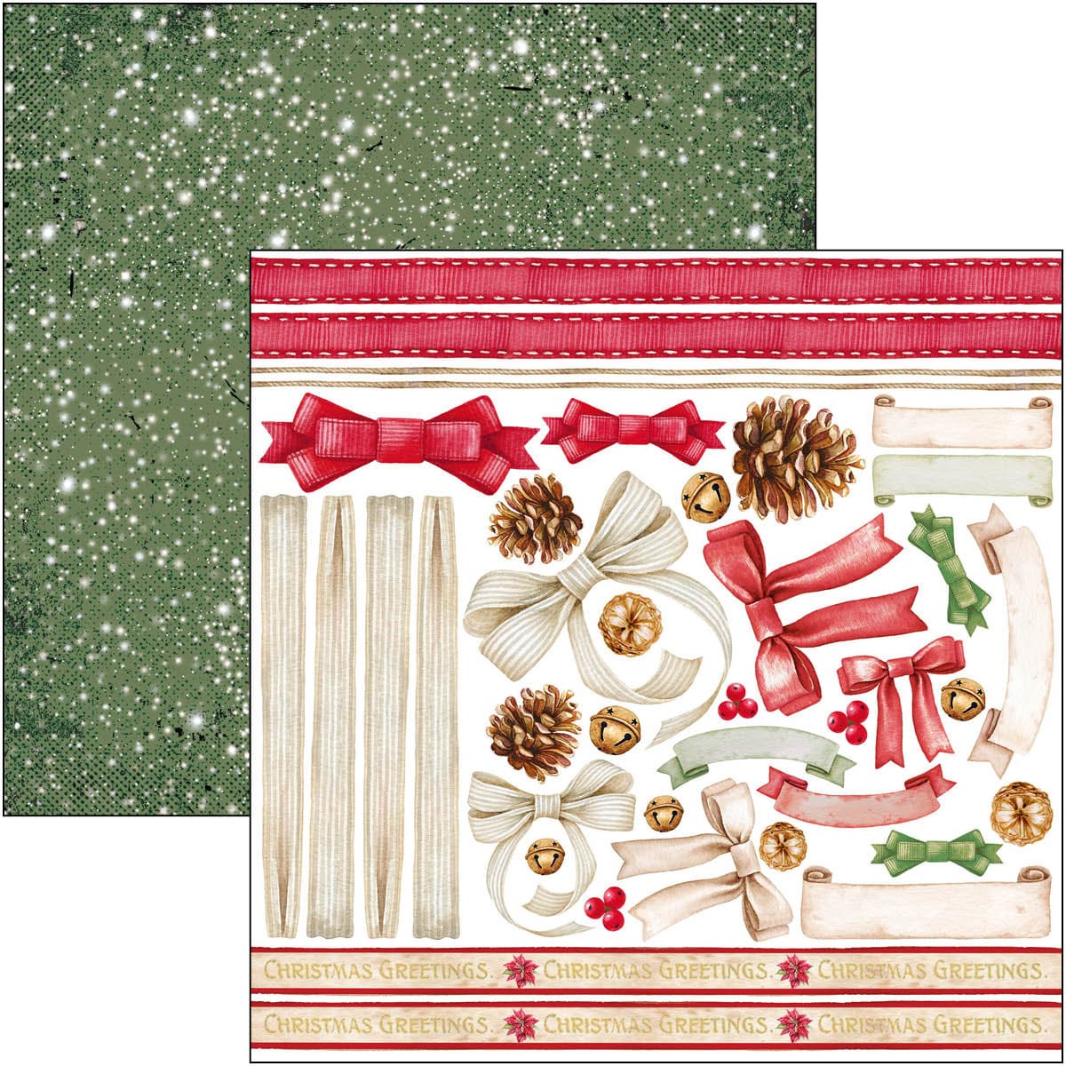 Christmas Vibes Pad 6x6 24/Pkg