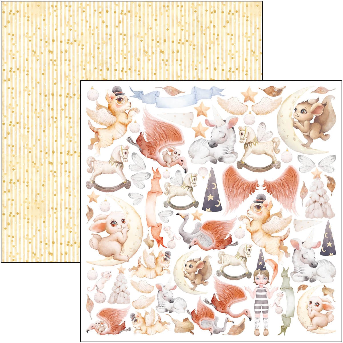 Dreamland Patterns Pad 12x12 8/Pkg