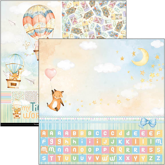 Ciao Bella My Tiny World Patterns Pad 12"x12" 8/Pkg