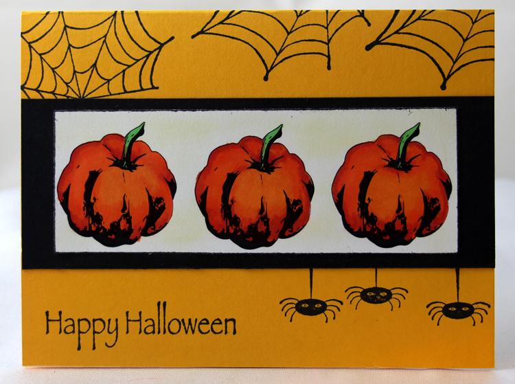 Frog's Whiskers Ink Stamp - Happy Halloween