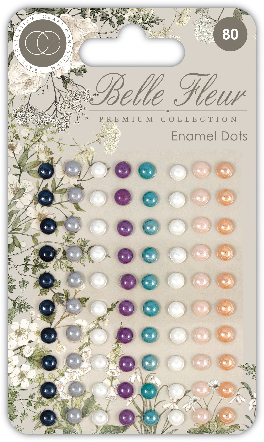 Craft Consortium Belle Fleur - Enamel Dots