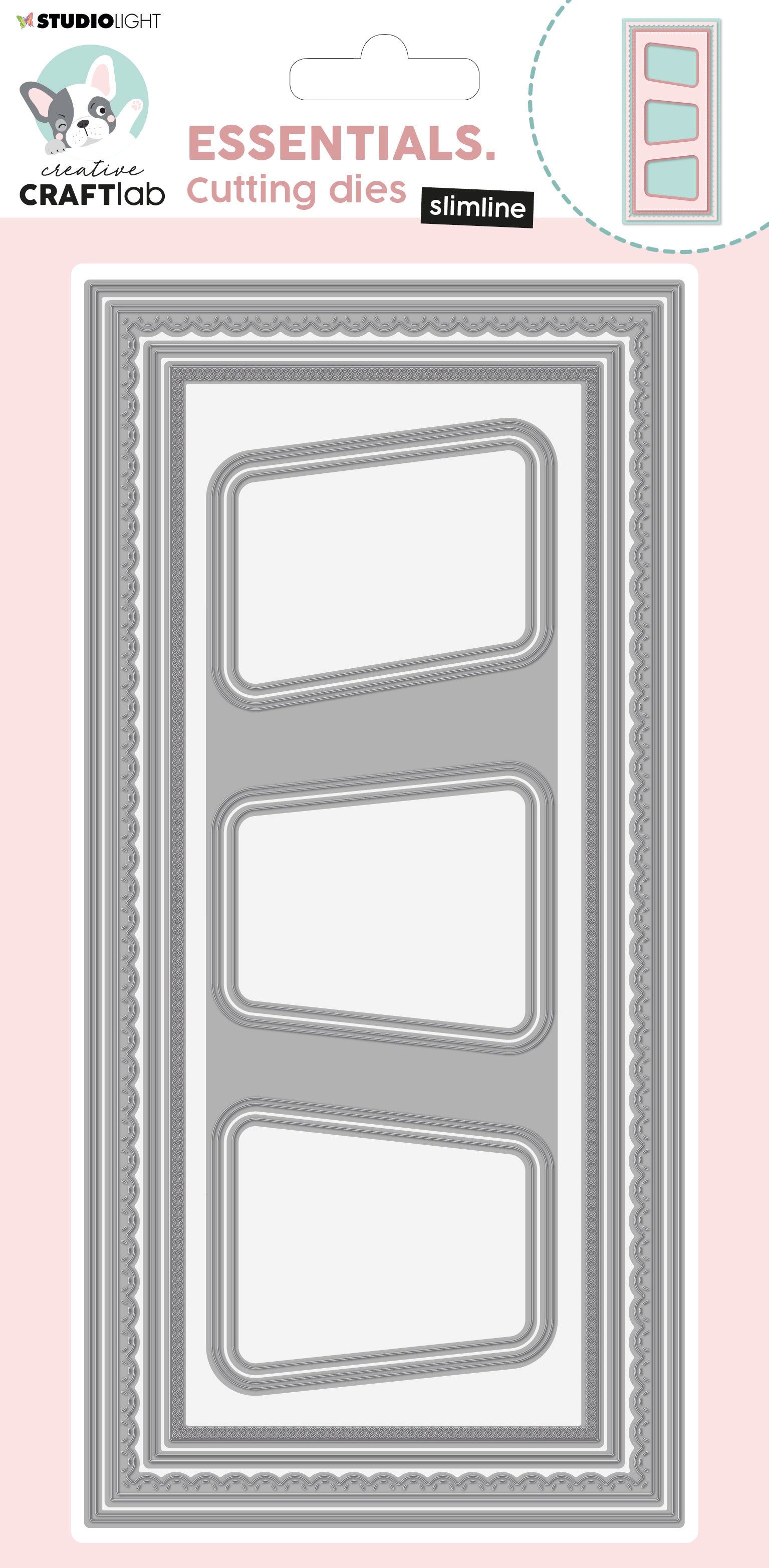 CCL Cutting Die Slimline Essentials 164x265x1mm 1 PC nr.208