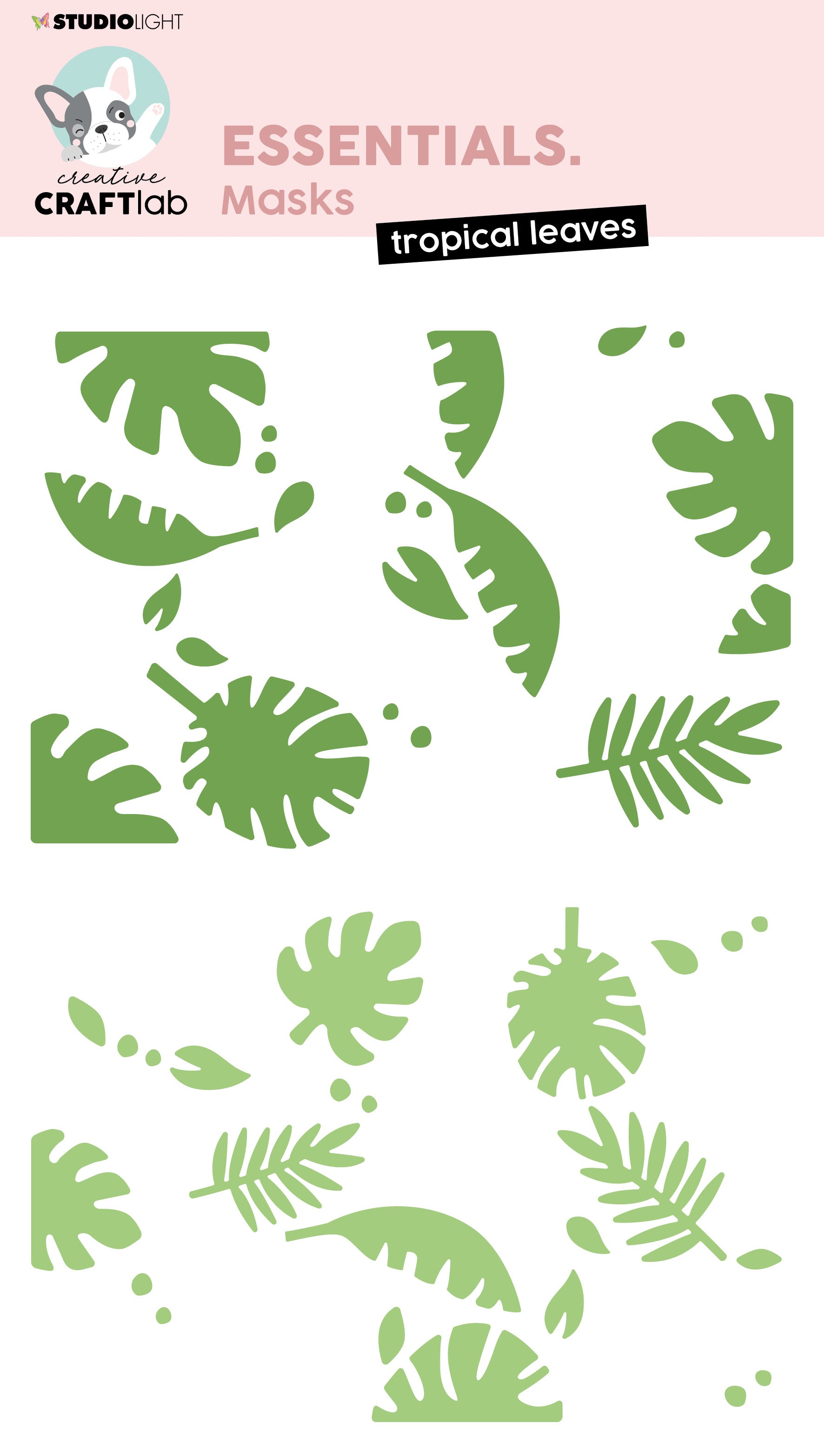 CCL Mask Layering Tropical Leaves Friendz 210x148x1mm 1 PC nr.118