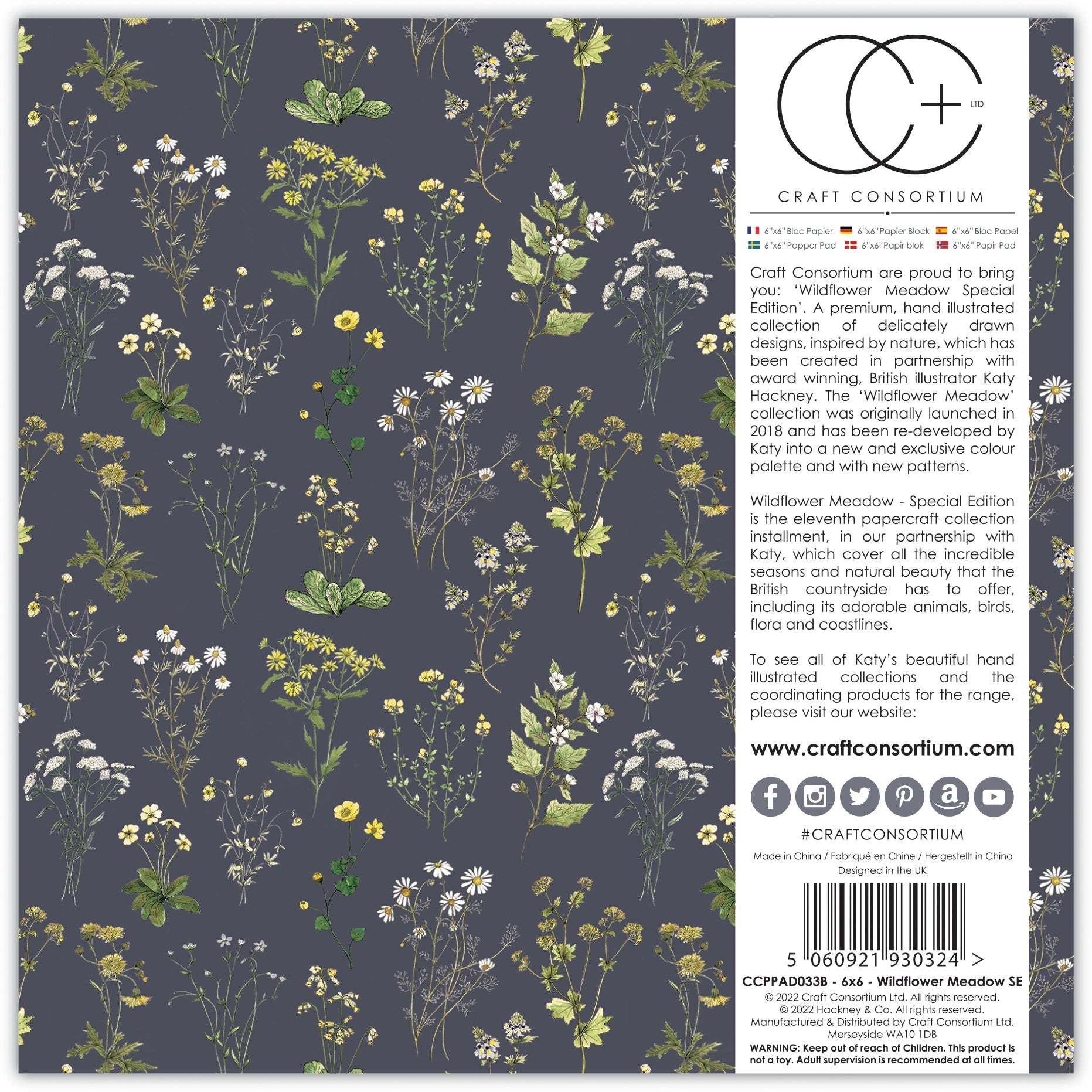 Craft Consortium Wildflower Meadow - SE - 6x6 Pad