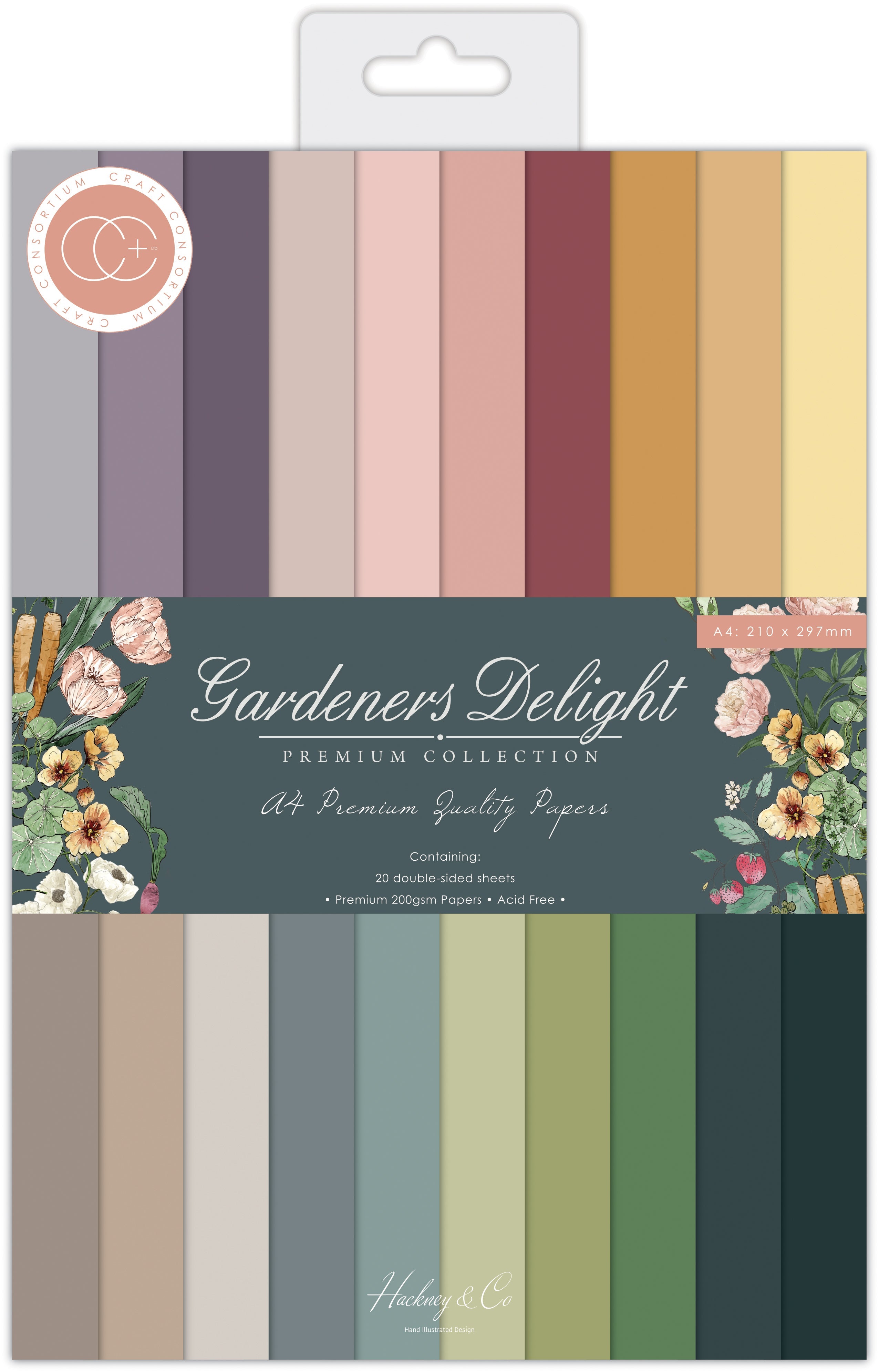 Craft Consortium Gardeners Delight - A4 Pad