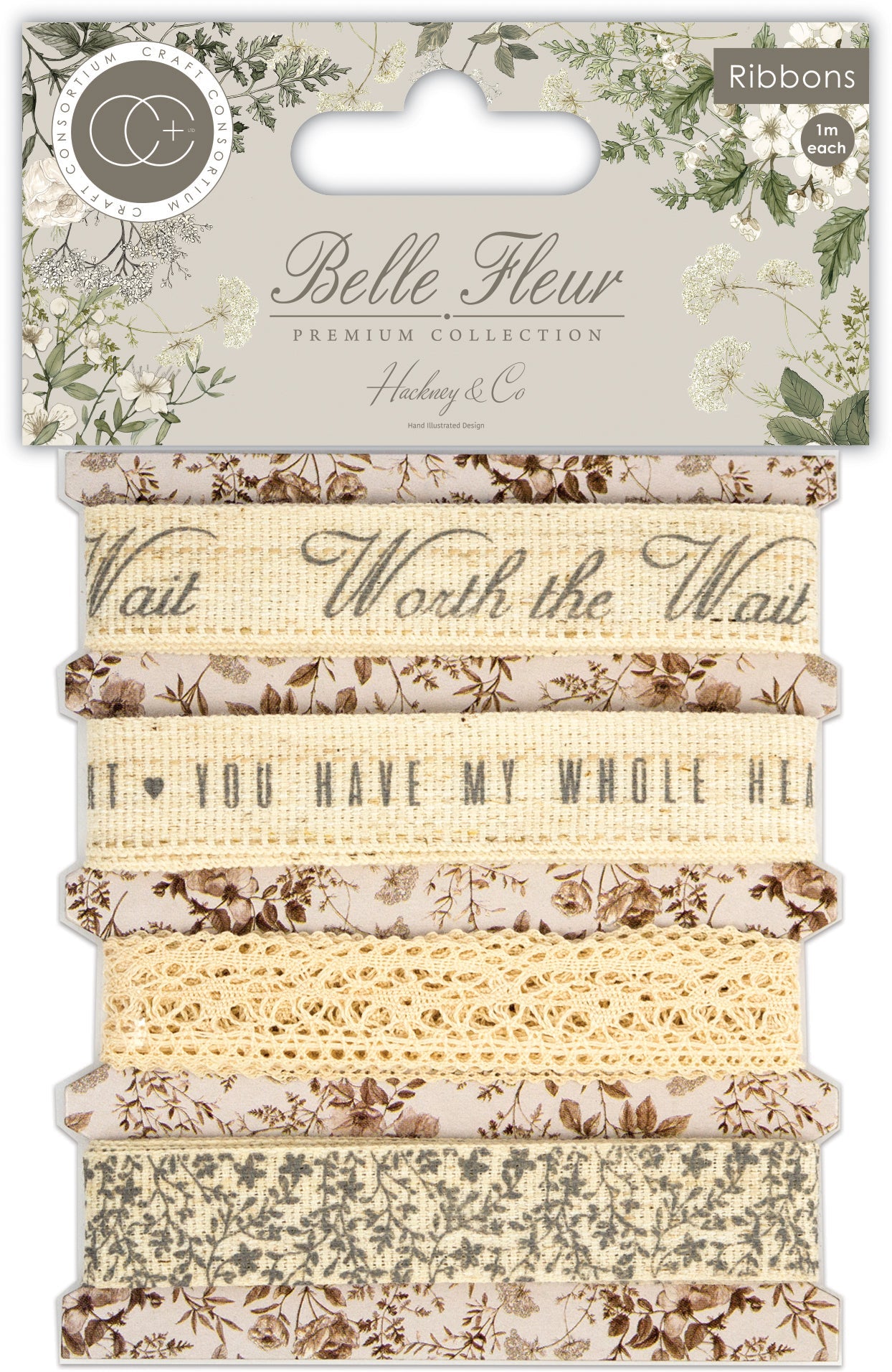 Craft Consortium Belle Fleur - Lace Ribbons