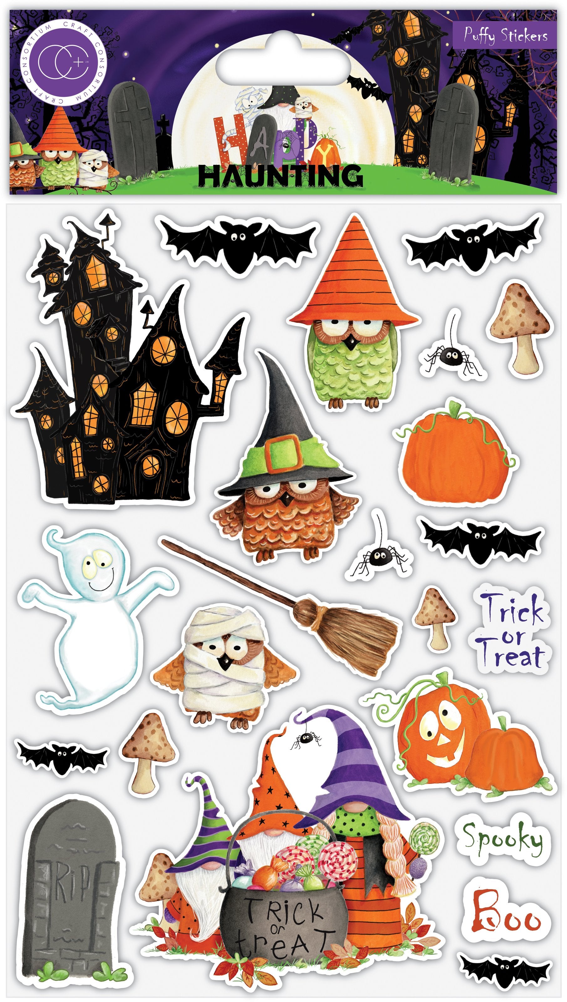 Happy Haunting - Puffy Stickers