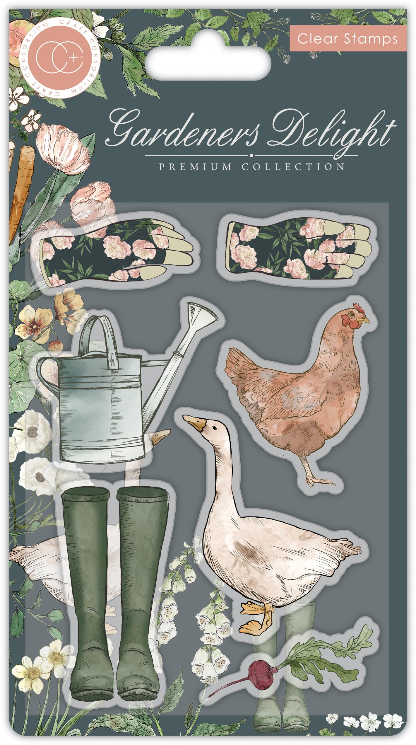 Craft Consortium Gardeners Delight - Stamp Set