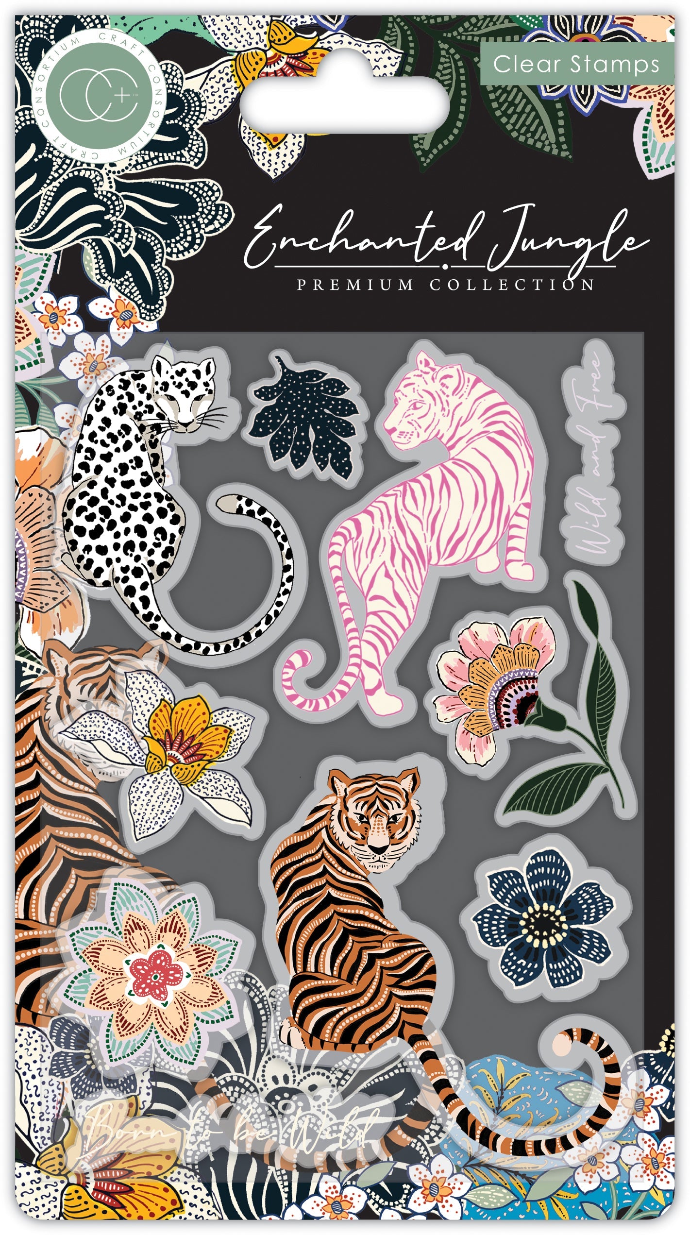 Craft Consortium Enchanted Jungle - Stamp Set