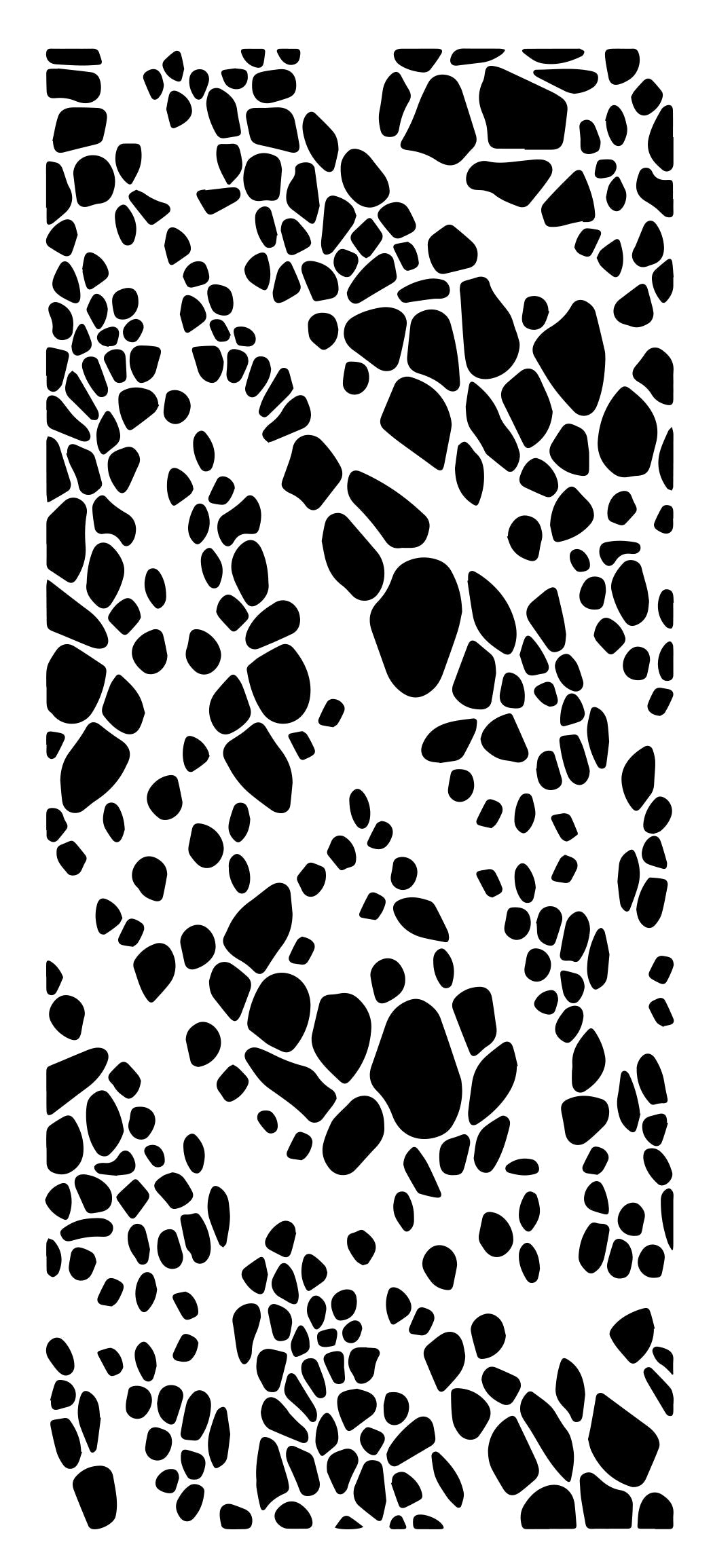 Creative Expressions Andy Skinner Pebble Mosaic DL Stencil