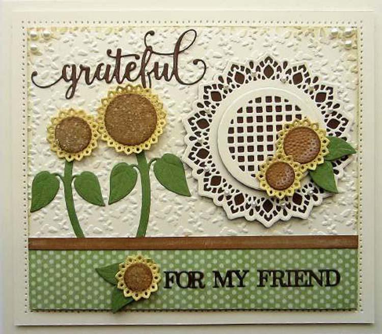 Finishing Touches Collection Sunflower Bouquet Die