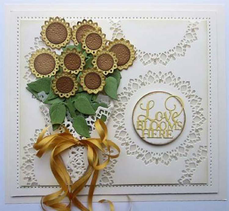 Finishing Touches Collection Sunflower Bouquet Die