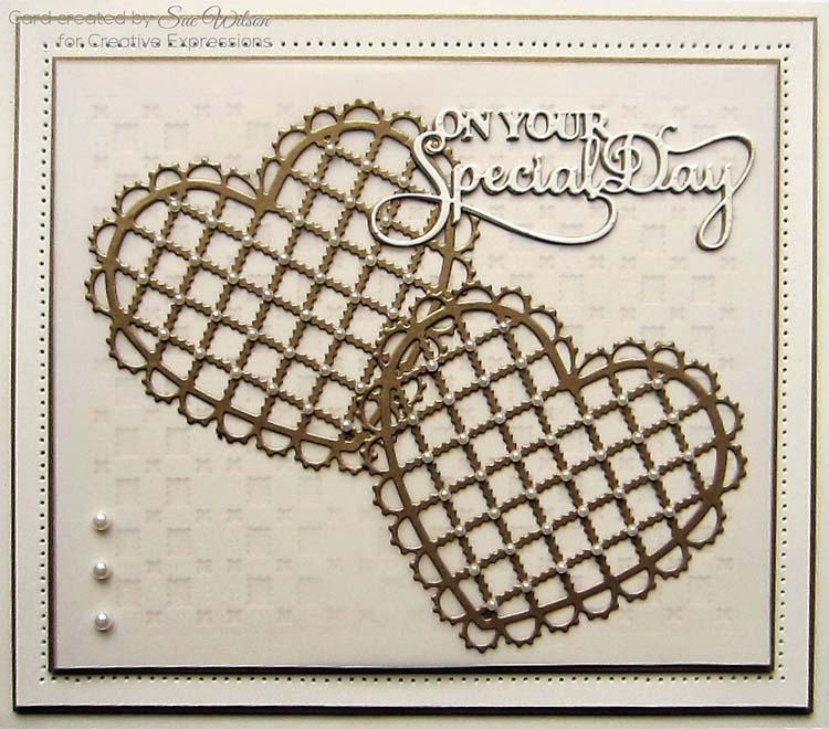 Dies by Sue Wilson Filigree Artistry Collection Woven Heart