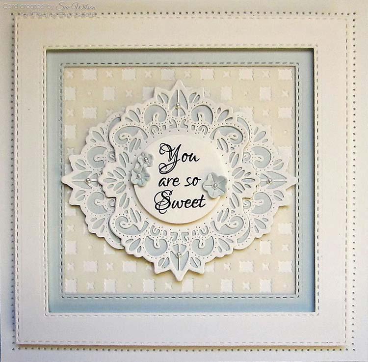 Dies by Sue Wilson Filigree Artistry Collection Diagonal Background